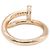 Anello Cartier Juste un Clou in oro rosa D'oro - vista 3