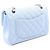 Timeless Borsa a tracolla Chanel Matelassé Double Flap in blu - vista 2