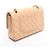 Borsa a tracolla Chanel Matelassé Double Flap Beige - vista 2