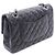 Timeless Borsa a tracolla Chanel Matelassé Double Flap Nero - vista 2