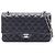 Borsa a tracolla Chanel Matelassé Double Flap Nero