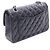 Borsa a tracolla Chanel Matelassé Double Flap Nero - vista 2