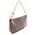 Louis Vuitton Pochette Accessoires Monogram Handbag Marrom Monograma - vista 2