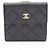 Cartera Chanel Matelassé con doble botón a presión Negro
