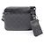 Borsa a tracolla Louis Vuitton Trio Messenger Monogram Eclipse Marrone Nero