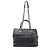 Chanel Matelassé Antique Silver Hardware Tote Bag Schwarz