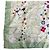 Foulard in seta Louis Vuitton Bianco Verde chiaro - vista 4