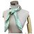 Foulard in seta Louis Vuitton Bianco Verde chiaro - vista 7