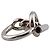 Ring Hermès Anello HERMES Croisette GM Argento - vista 2