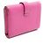 Hermès Cartera tri-fold Hermes Bearn Combination Magnolia Rosa - vista 2