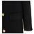 Saint Laurent 2020 Veste FR40 Schwarzer Woll-Blazer Double Breasted UK12 US8 - Ansicht 2