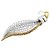Autre Marque Broche, ouro de dois tons e diamantes.