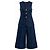 Louis Vuitton Resort 2013 Denim Weste & Culottes Set Blau