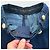 Louis Vuitton Resort 2013 Denim Weste & Culottes Set Blau - Ansicht 13