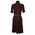 Hermès Kleid braun aus Viskose M