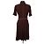 Hermès Kleid braun aus Viskose M - Ansicht 4