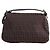 Borsa a tracolla Fendi marrone sintetica - vista 3