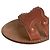 Mules Marina in pelle marrone Céline - vista 4