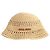 Cappello in vimini beige Miu Miu