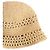 Cappello in vimini beige Miu Miu - vista 3