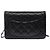 Borsa CHANEL Wallet on Chain in Pelle Nera - 103857 Nero - vista 4