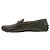 Mocassini Gommino Double T Tod's in Argento Metallizzato Craquelé - vista 3