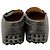 Mocassini Gommino Double T Tod's in Argento Metallizzato Craquelé - vista 5