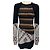 Abito pullover Marine Serre Black Multi Crazy Pullover Sweater Dress Multicolore