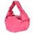 Bottega Veneta Mini Borsa Double Knot in Nappa Rosa - vista 3