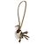 Hermès Beige Marfa Terre Craie Ecru Rodeo Robeo Plush Charm PM - vista 3