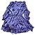 Vestido Ulla Johnson de seda morado Multicolor