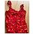 Autre Marque Vestido de seda rojo Realisation Multicolor - vista 5
