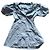 Autre Marque Vestido Rixo azul de viscosa Multicolor