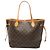 Borsa Tote Louis Vuitton Monogram Neverfull MM Marrone