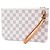 Pouch Louis Vuitton Damier Azur Neverfull MM bianca Bianco - vista 2