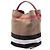 Borsa a secchiello satchel Burberry Ashby Medium Mega Check Canvas Marrone - vista 2