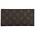 Cartera larga Louis Vuitton Monogram Josephine marrón Castaño - vista 2