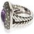 Anello David Yurman Midnight Melange in argento sterling, ametista e diamante - vista 3