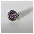 Anello David Yurman Midnight Melange in argento sterling, ametista e diamante - vista 6