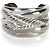 Bracciale Wide Crossover in argento sterling David Yurman