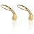 Orecchini Elsa Peretti Teardrop in oro giallo Tiffany & Co. - vista 3