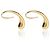 Orecchini Elsa Peretti Teardrop in oro giallo Tiffany & Co. - vista 4