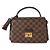 Louis Vuitton Damier Ebene Canvas Croisette Marrone