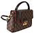 Louis Vuitton Damier Ebene Canvas Croisette Marrone - vista 4