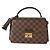 Louis Vuitton Damier Ebene Canvas Croisette Marrone - vista 8
