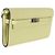 Hermès Jaune Bourgeon Chevre Mysore Kelly Wallet To Go PHW Verde Giallo - vista 4
