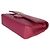 Gabrielle Borsa Chanel Medium Classic Double Flap in pelle d'agnello chevron fucsia Rosa - vista 6