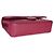 Gabrielle Borsa Chanel Medium Classic Double Flap in pelle d'agnello chevron fucsia Rosa - vista 7