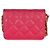 Gabrielle Portamonete Chanel Pink Quilted Caviar Twist Your Buttons con catena Rosa - vista 2