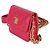 Gabrielle Portamonete Chanel Pink Quilted Caviar Twist Your Buttons con catena Rosa - vista 3